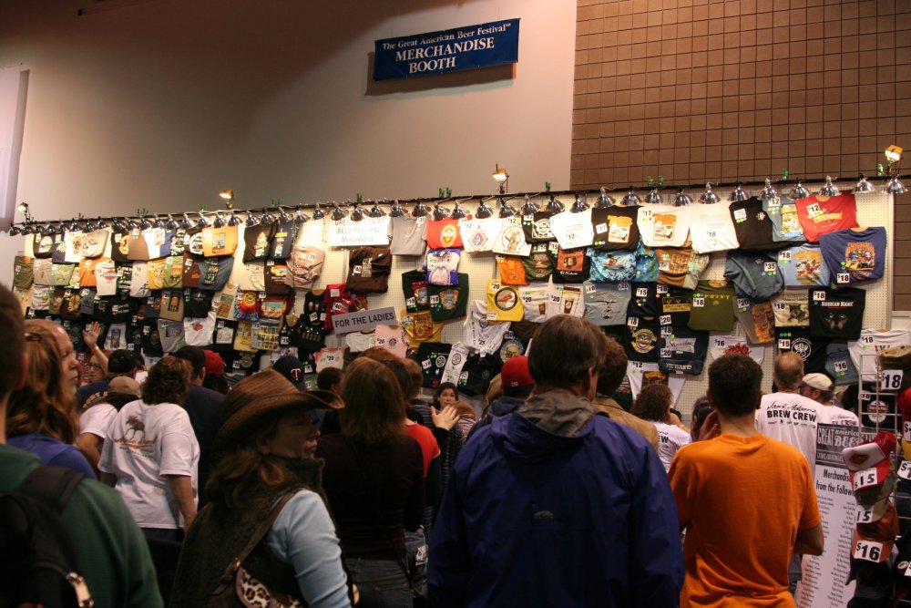 GABF - Merchandise booth